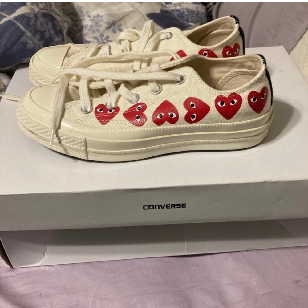 comme des garcons low converse